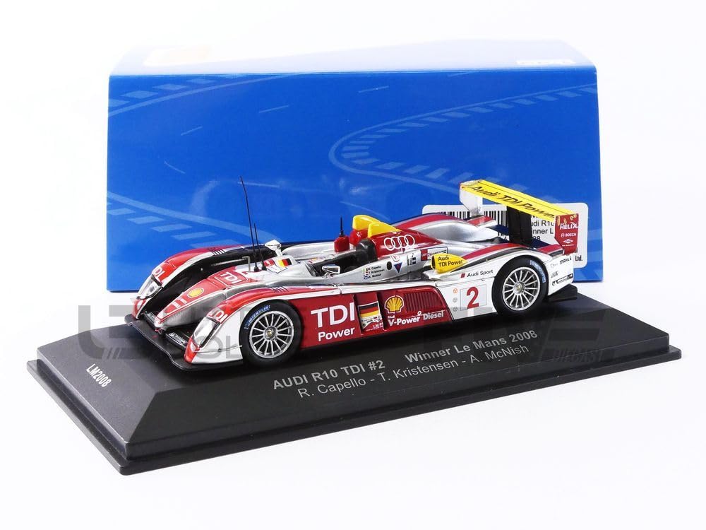 Amazon.co.jp: イクソ 1/43 アウディ R10 TDI 08 ル・マン優勝 #2 R